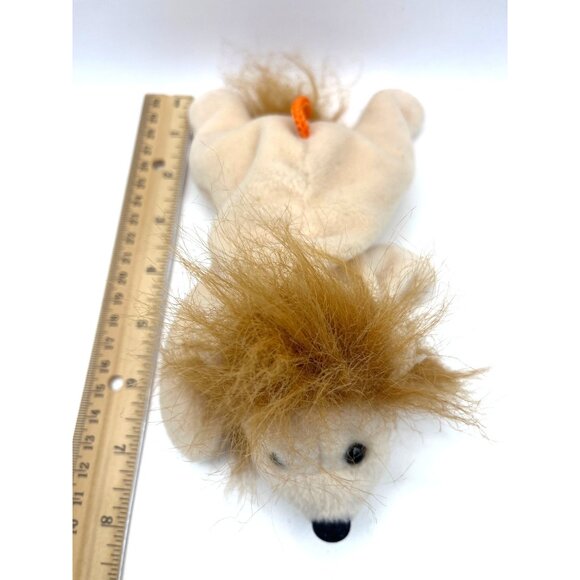 Great American Fun Corp Plush Lion Toy 8" Polyester Stuffing & Pellets 17m - Picture 2 of 5